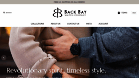 What Backbaywatches.com website looked like in 2019 (4 years ago)