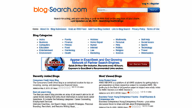 What Blog-search.com website looked like in 2019 (4 years ago)