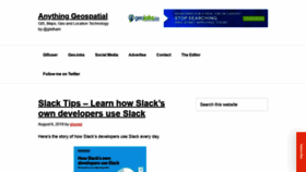 What Blog.gisuser.com website looked like in 2019 (4 years ago)