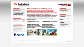 What Braingame.de website looked like in 2019 (4 years ago)