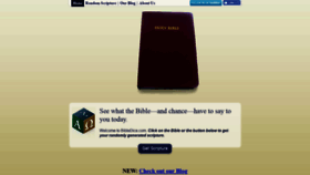 What Bibledice.com website looked like in 2019 (4 years ago)