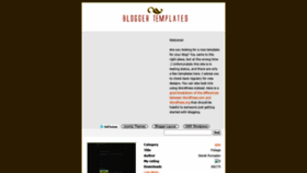 What Bloggertemplates.org website looked like in 2019 (6 years ago)