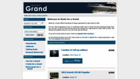 What Boatsforagrand.com website looked like in 2019 (4 years ago)