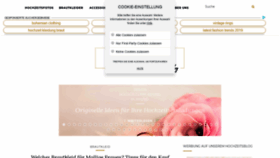 What Brautsalat.de website looked like in 2019 (4 years ago)