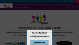 What Bulkpartysupplies.com website looked like in 2019 (4 years ago)