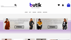 What Butik.pl website looked like in 2019 (4 years ago)