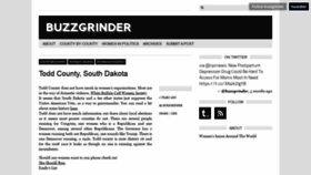 What Buzzgrinder.com website looked like in 2019 (4 years ago)