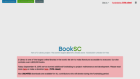 What Booksc.org website looked like in 2019 (4 years ago)
