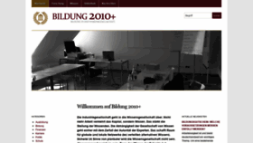 What Bildung2010.de website looked like in 2019 (4 years ago)