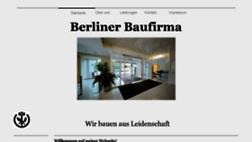 What Berliner-baufirma.de website looked like in 2019 (4 years ago)