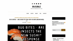 What Bugible.com website looked like in 2019 (4 years ago)
