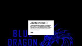 What Bluedragonvaporshop.com website looked like in 2019 (4 years ago)