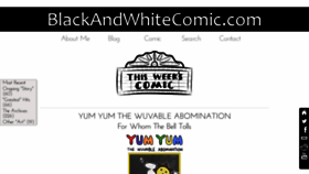 What Blackandwhitecomic.com website looked like in 2019 (4 years ago)