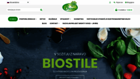 What Biostile.org website looked like in 2019 (5 years ago)