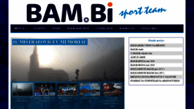 What Bambi-sport.si website looked like in 2019 (4 years ago)