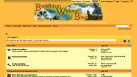 What Buddhismwithoutboundaries.com website looked like in 2019 (4 years ago)