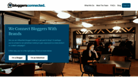 What Bloggersconnected.com website looked like in 2019 (4 years ago)