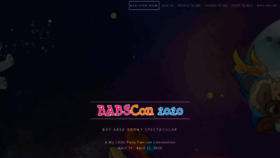 What Babscon.com website looked like in 2019 (4 years ago)