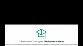 What Brainstormcursos.com.br website looked like in 2019 (4 years ago)