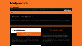 What Beatpump.ca website looked like in 2019 (4 years ago)