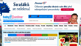 What Babyonline.cz website looked like in 2019 (4 years ago)