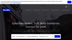 What Berlitz.de website looked like in 2019 (4 years ago)