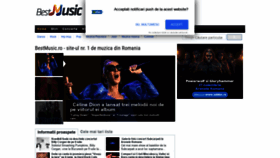 What Bestmusic.ro website looked like in 2019 (4 years ago)