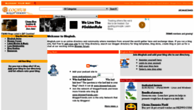 What Bloghub.com website looked like in 2019 (4 years ago)