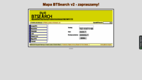 What Btsearch.pl website looked like in 2019 (4 years ago)
