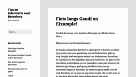What Barcelonainfo.nl website looked like in 2019 (4 years ago)