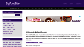 What Bigfontsite.com website looked like in 2019 (4 years ago)