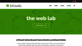 What Bitweb.ee website looked like in 2019 (4 years ago)