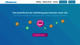 What Boosterlink.fr website looked like in 2019 (4 years ago)