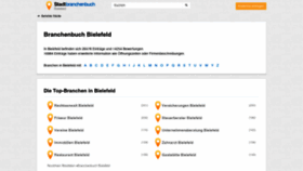 What Bielefeld.stadtbranchenbuch.com website looked like in 2019 (4 years ago)
