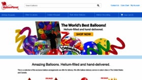 What Balloonplanet.com website looked like in 2019 (4 years ago)