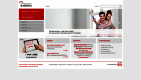 What Badenia.de website looked like in 2019 (4 years ago)