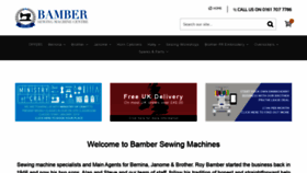 What Bambersew.com website looked like in 2019 (4 years ago)