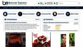 What Bannerexpress.net website looked like in 2019 (4 years ago)