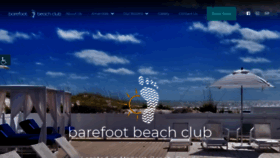 What Barefootbeachhotel.com website looked like in 2019 (4 years ago)