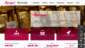 What Barrique.com website looked like in 2019 (4 years ago)