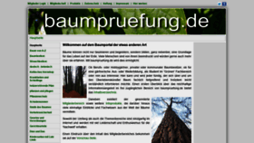 What Baumpruefung.de website looked like in 2019 (4 years ago)