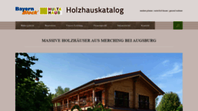 What Bayernblockhaus.de website looked like in 2019 (4 years ago)