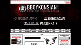 What Bboykonsian.com website looked like in 2019 (4 years ago)