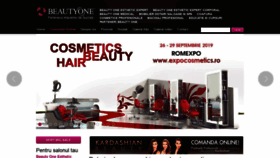 What Beautyone.ro website looked like in 2019 (4 years ago)