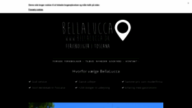 What Bellalucca.dk website looked like in 2019 (4 years ago)