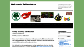 What Belfountain.ca website looked like in 2019 (4 years ago)