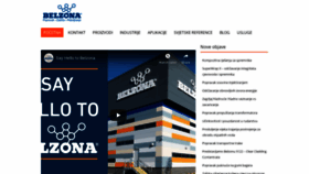 What Belzona.hr website looked like in 2019 (4 years ago)