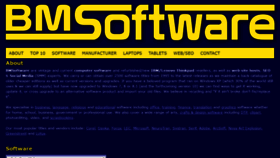 What Bmsoftware.co.uk website looked like in 2019 (4 years ago)