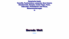 What Bernds-welt.de website looked like in 2019 (4 years ago)