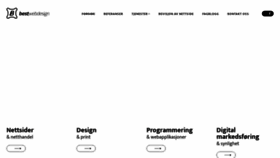 What Bestwebdesign.no website looked like in 2019 (4 years ago)